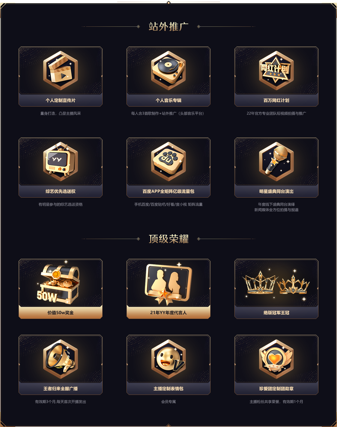 YY直播 2021年度盛典